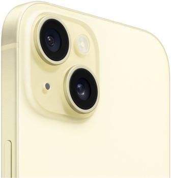 Смартфон Apple iPhone 15 Plus, 128 ГБ, Dual eSIM, желтый